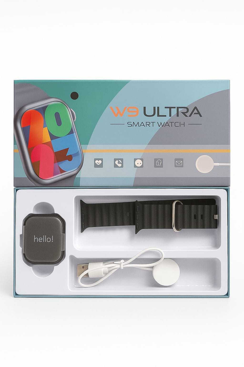W9 Ultra Smart Watch – Fitness, Style & Connectivity in One